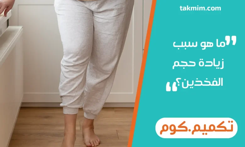 ما هو سبب زيادة حجم الفخذين؟